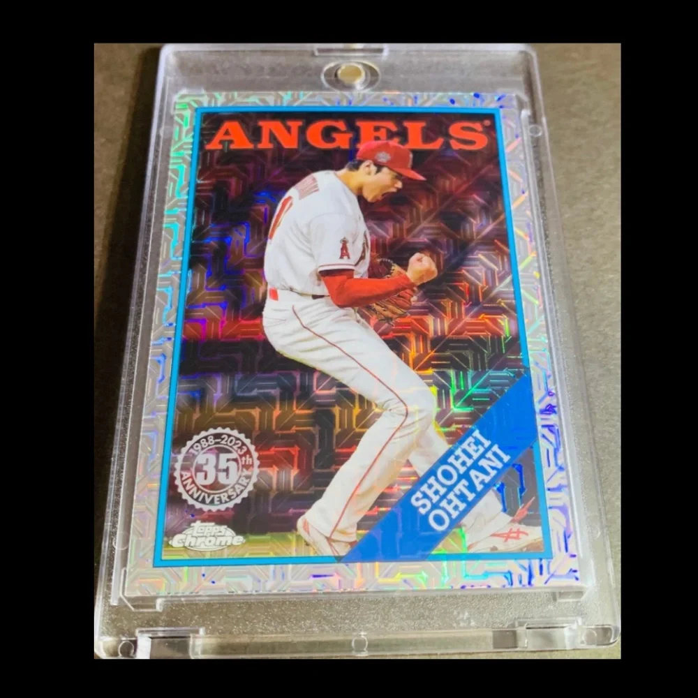 AUTHENTIC Rare Shohei Ohtani Mojo Refractor Baseball Card ~ Los Angeles Dodgers